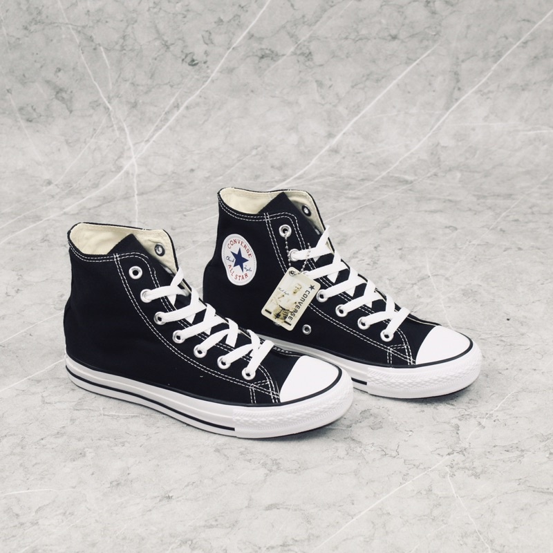 black converse 8