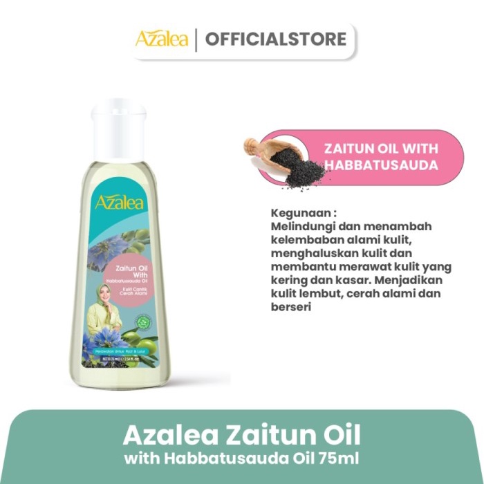 Azalea Zaitun Oil with Habbatussauda Oil 75 ml