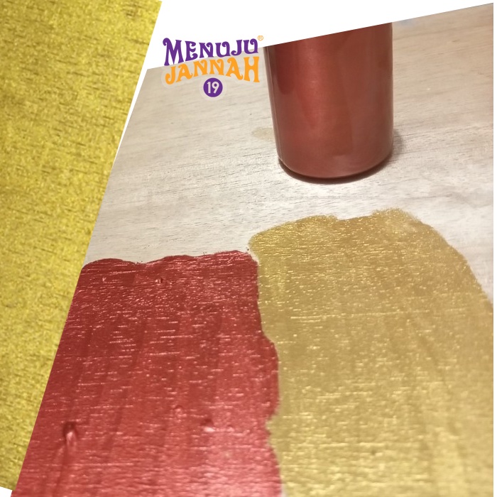 

MilL Cat Akrilik PREMIUM Gold, Silver, Bronze 80 ml - Lukis Acrylic untuk Gypsum, Tanah Liat, Mural,