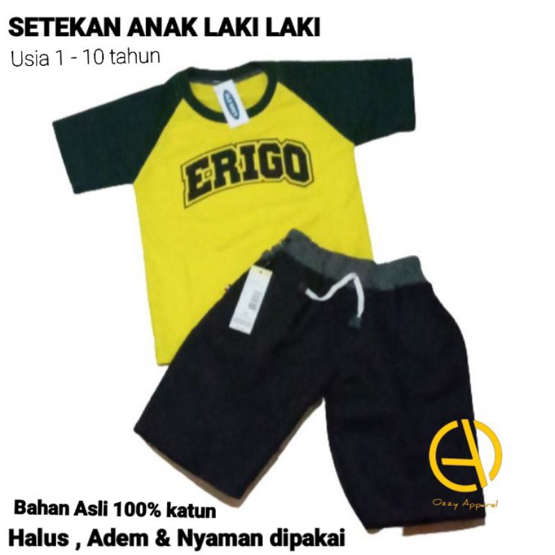 Setelan anak laki laki / Setelan anak Reglan / Setelan anak distro / Koas anak , celana anak - Ozzy Apparel