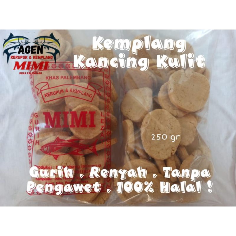 

KEMPLANG KANCING KULIT IKAN TENGGIRI (KUALITAS NO 1) KHAS PALEMBANG 250GR