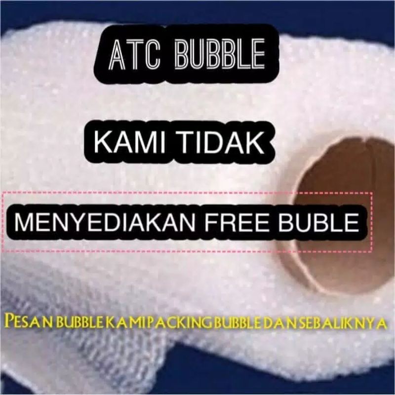 

Bubble Wrap / Packing Tambahan Untuk Pengaman Paket
