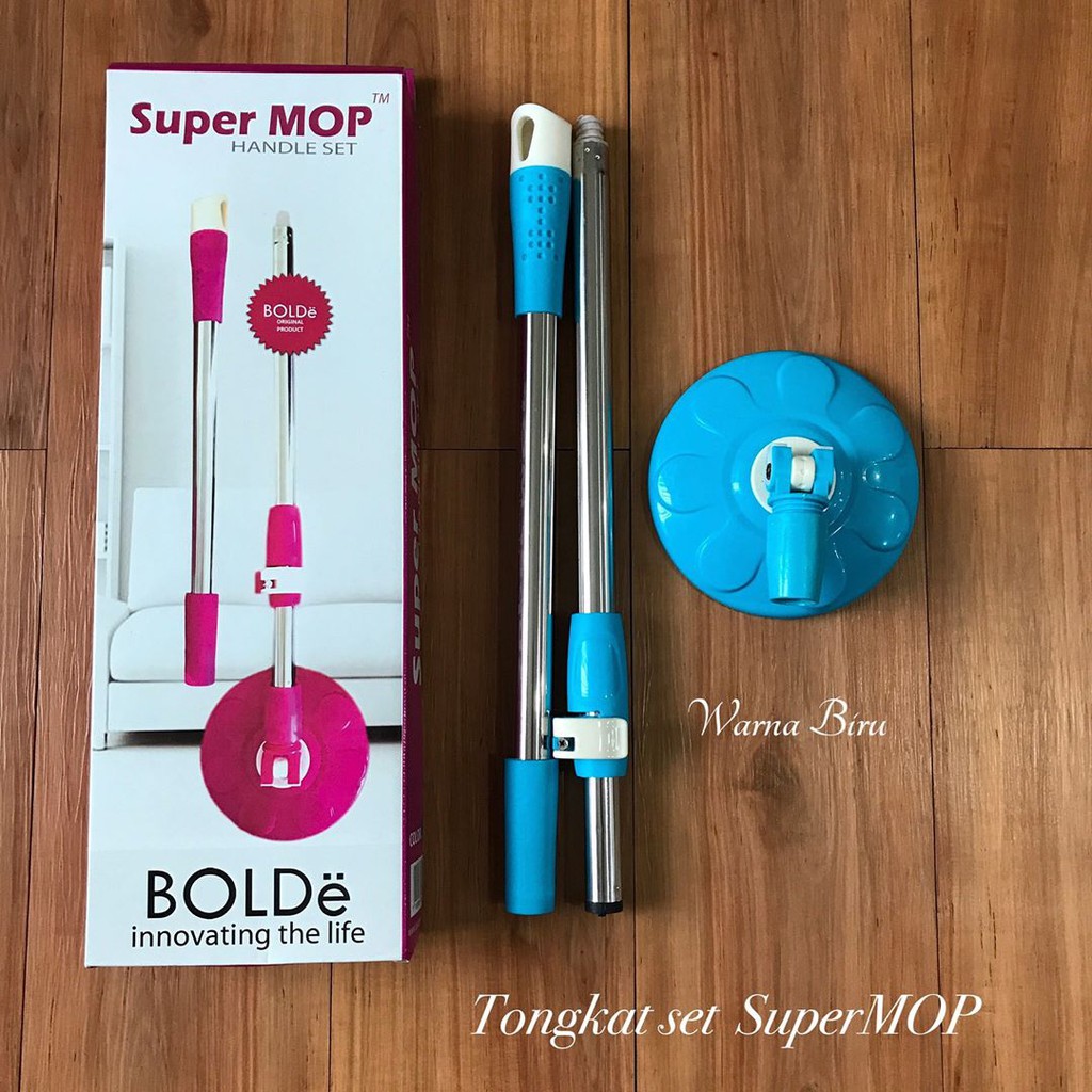 Bolde Handle Set - Gagang - Tongkat dan Kepala Super Mop Ori