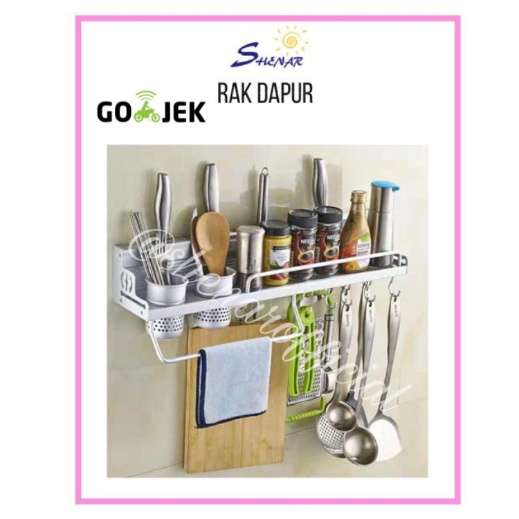 Rak Dinding Serbaguna/Rak Dapur Stainless/Rak bumbu dapur/Rak/Tempat bumbu/Rak 3D/,SHENARHOUSEHOLD