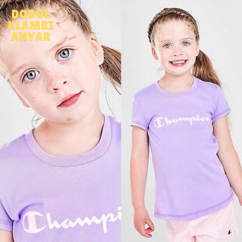 Kaos Champion Anak / Kaos Anak Champion / Kaos Anak Champion Original Europe Market