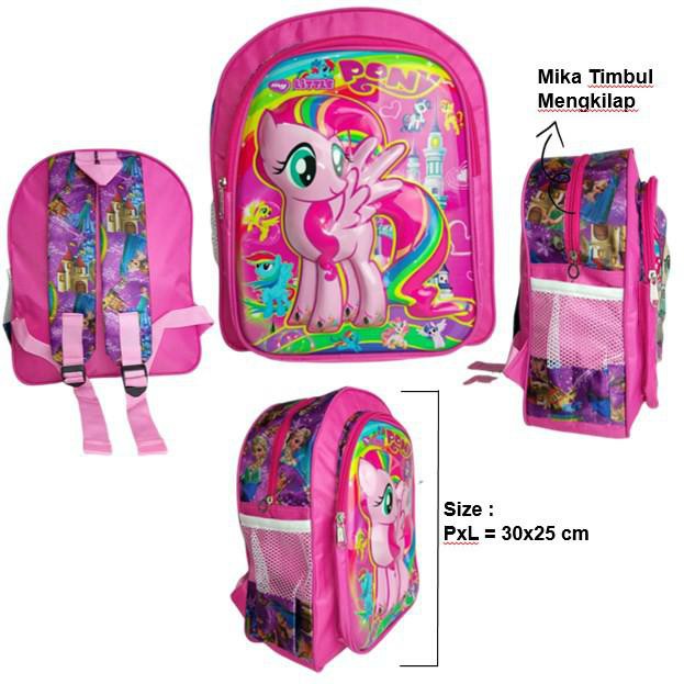 TAS RANSEL ANAK KARAKTER TIMBUL 2D KARAKTER