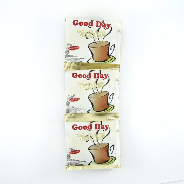 

Kopi Good Day Vanilla Latte 20 gr isi 10 sachet