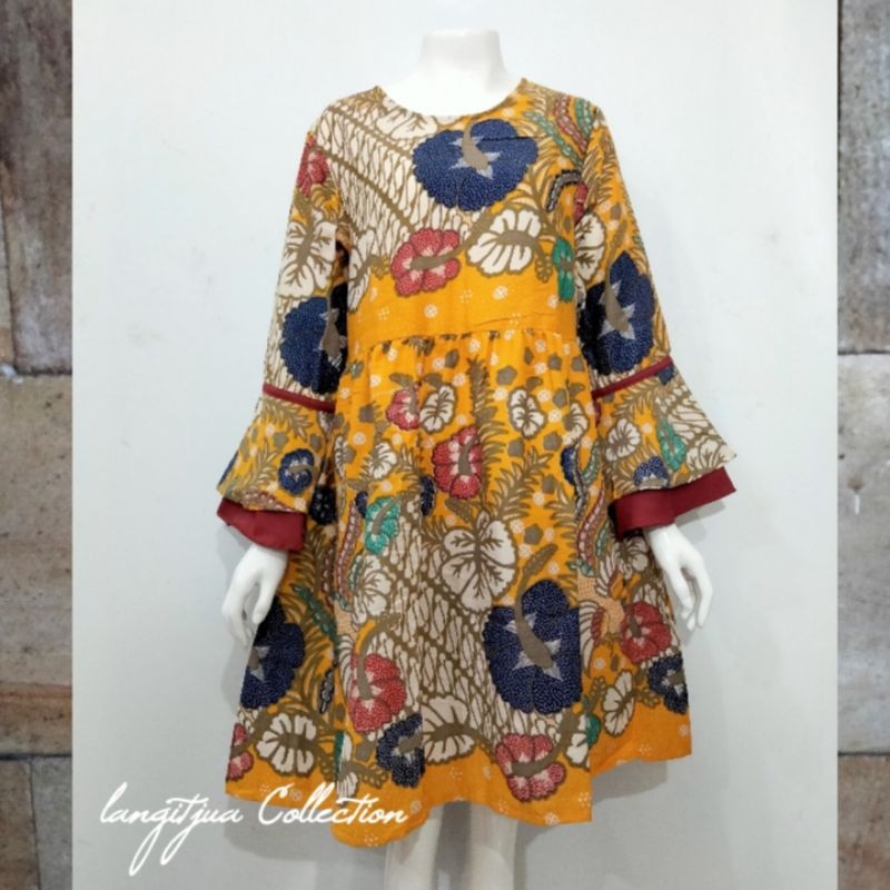 TUNIK DOBBY TIRTAMAS | TUNIK BATIK BAHAN DOBBY