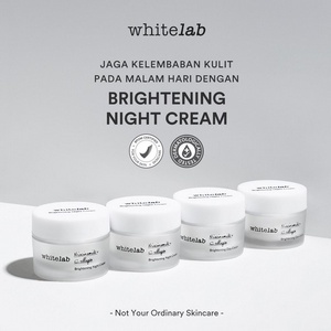 ⭐BAGUS⭐ WHITELAB BRIGHTENING DAY/NIGHT CREAM 20GR | Krim Pencerah Wajah