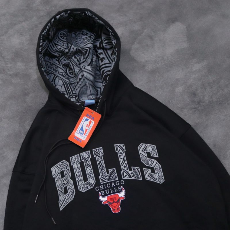 JAKET HOODIE SWEATER BULLS NBA FULLTAG &amp; LABEL