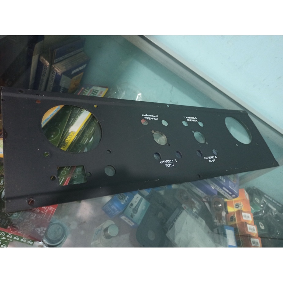 PANEL POWER AMPLIFIER TEBAL CA10 DEPAN BELAKANG PANEL BOSTEC NEW