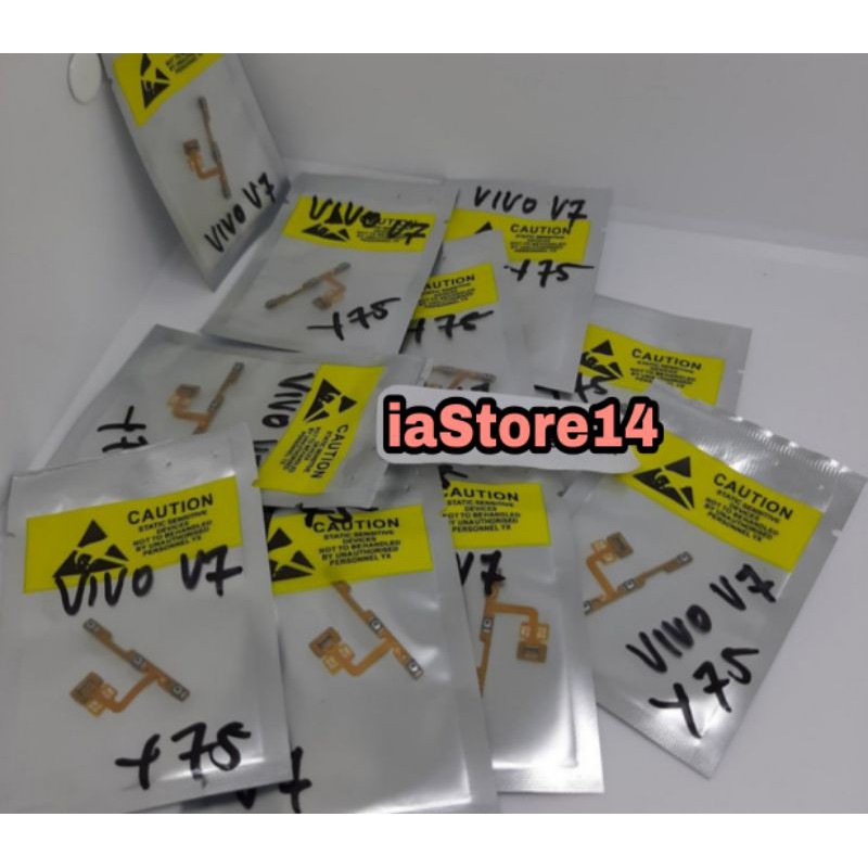VIVO Y75 Y75A Flexible Flexibel Fleksibel Tombol On Off Volume Vivo Y75 Y75A
