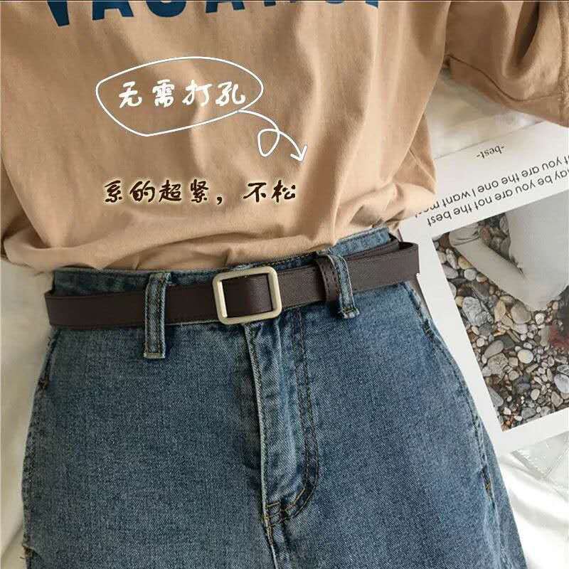 PALING MURAH!!! Ring Belt Korea Ikat Pinggang Wanita Square Kotak import 812