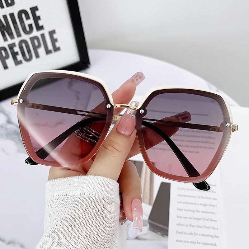 Fashion Square Shades Sunglasses For Women/Men Eyewear Frameless Sunglasses