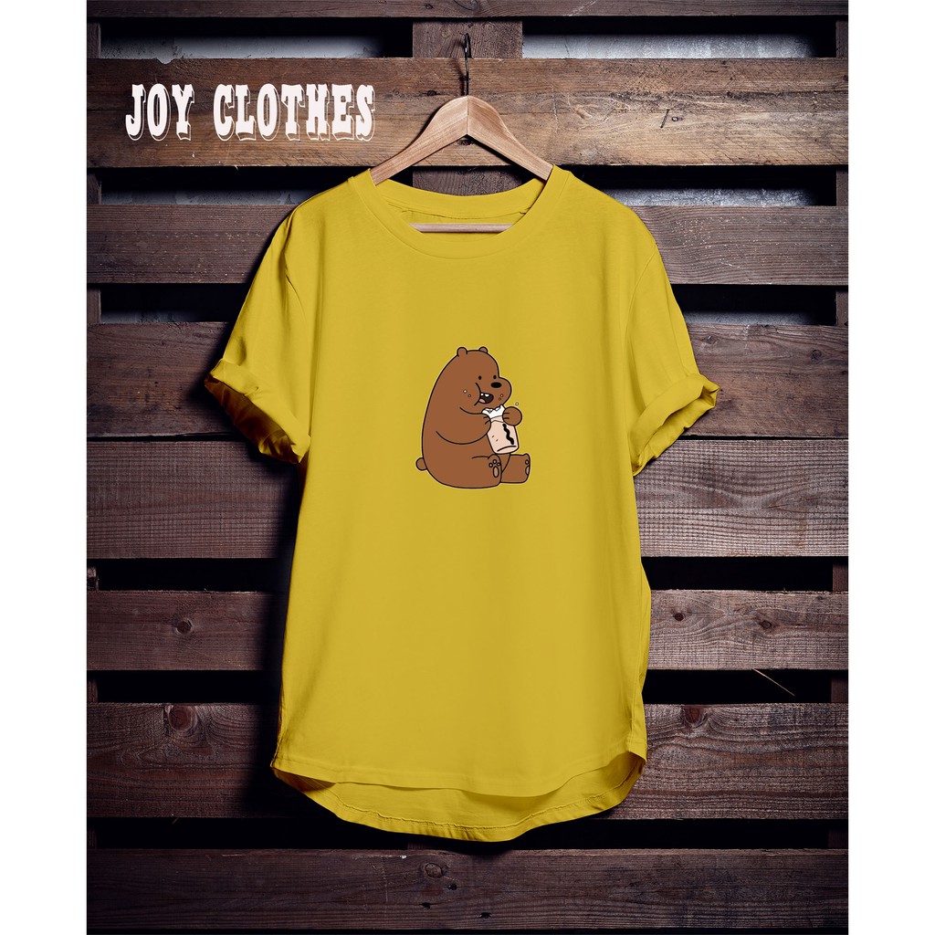 KAOS DISTRO/ KAOS LUCU BEAR BEARS/ KAOS WANITA/ KAOS PRIA/ KAOS SABLON BARE BEARS