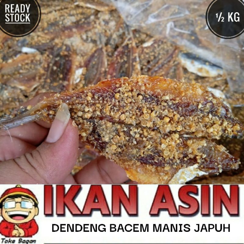 

Ikan Asin DENDENG BACEM MANIS 500 gr