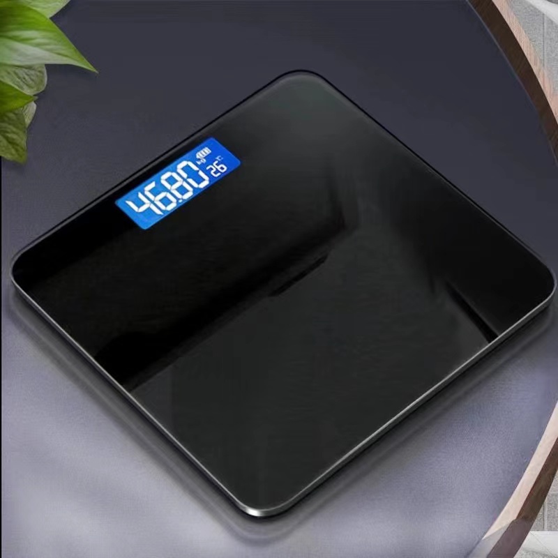 【COD】Viqoo Timbangan Badan Digital With USB Charging Anti Pecah Weight Body Fat Scale With LCD 180KG