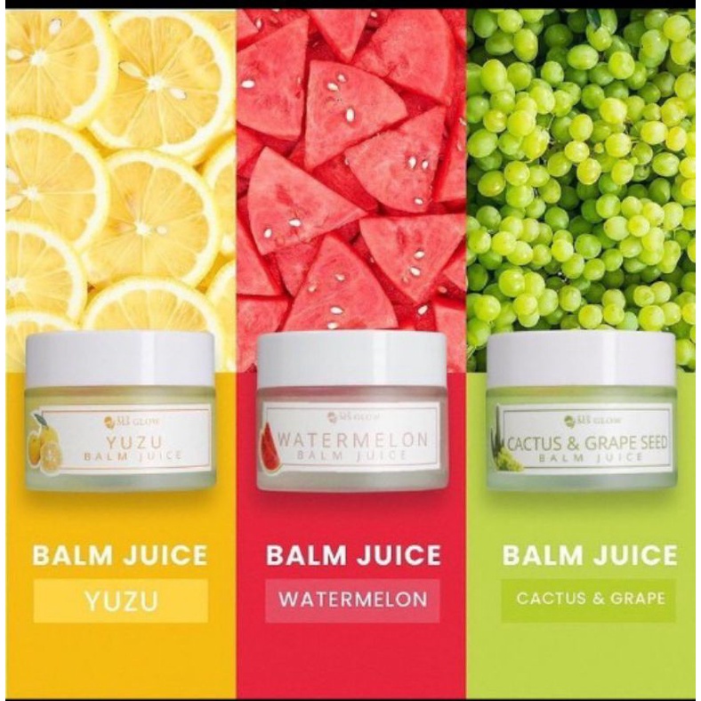 Balm juice Yuzu orange_cactus_watermelon MS GLOW.