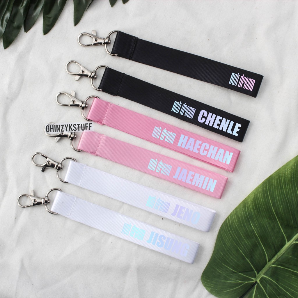 STRAP Hologram Gantungan Kunci kpop Nct Dream Chenle Haechan Jaemin Jeno Jisung Mark renjun