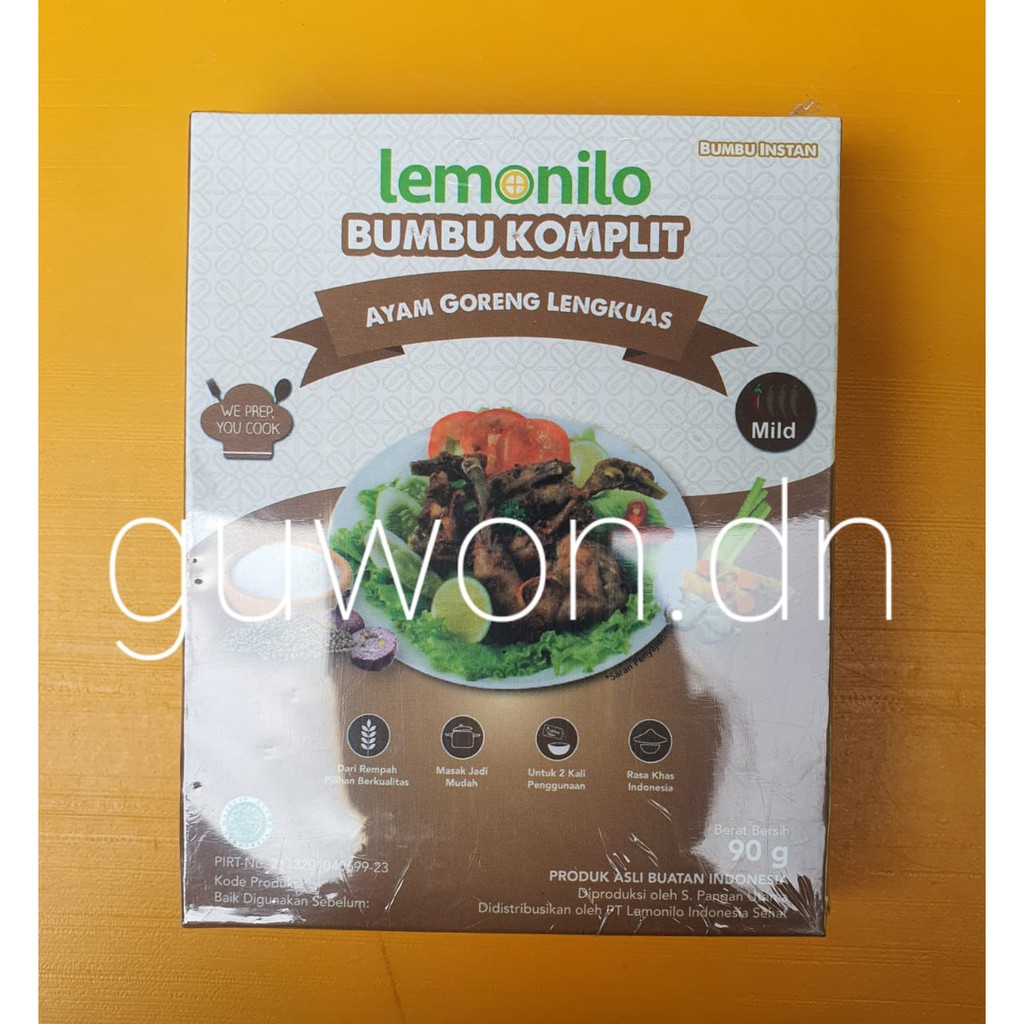 Lemonilo Bumbu Komplit Ayam Goreng Lengkuas 90gr