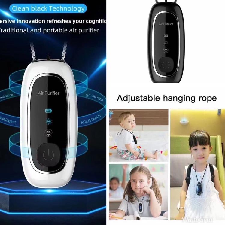 ♪ Kalung Portable Air Purifier Necklace Air Purifier Ionizer Original Wearable ✾