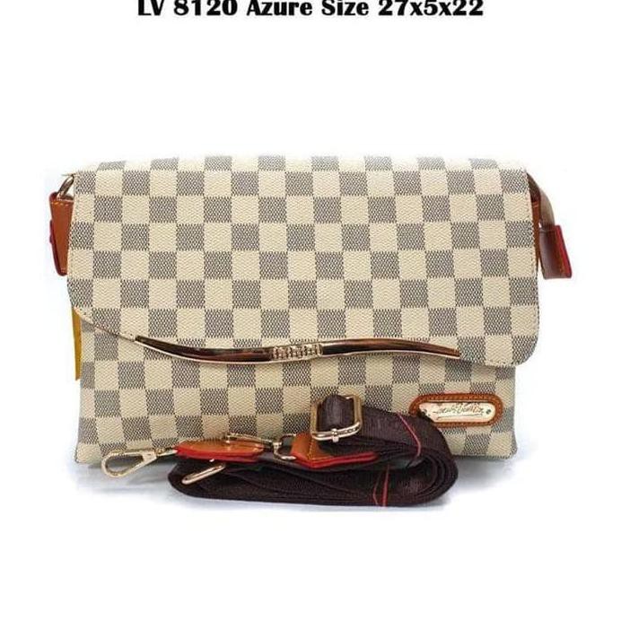 TAS SELEMPANG WANITA LV BEHEL IMPORT 3 RUANG TAS WANITA KULIT TAS MAJUJAYA212
