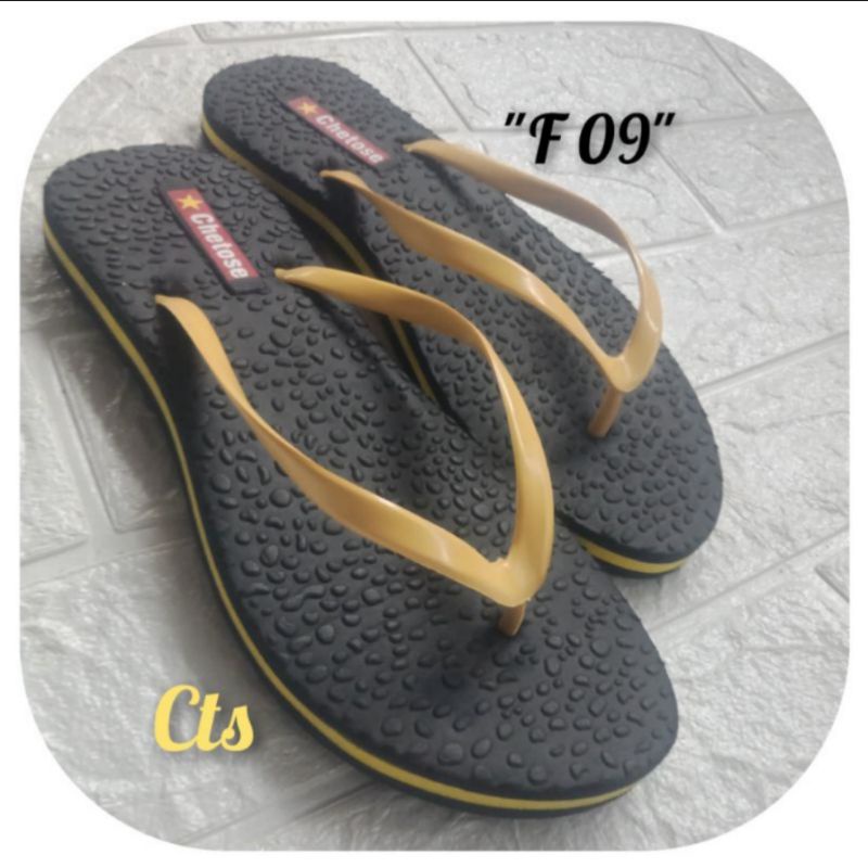 CTS Sandal Jepit Wanita Model Entrik Murah Trendy Original F09