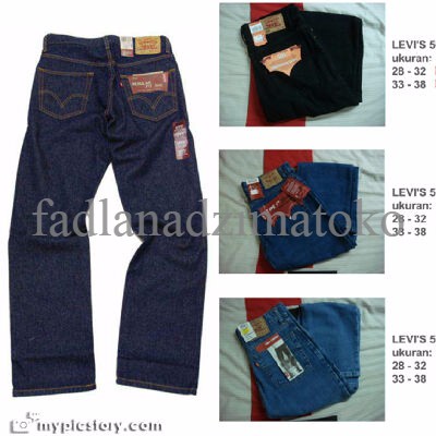 celana jeans levis / levi's ukuran 38-44 asli dan terbaru