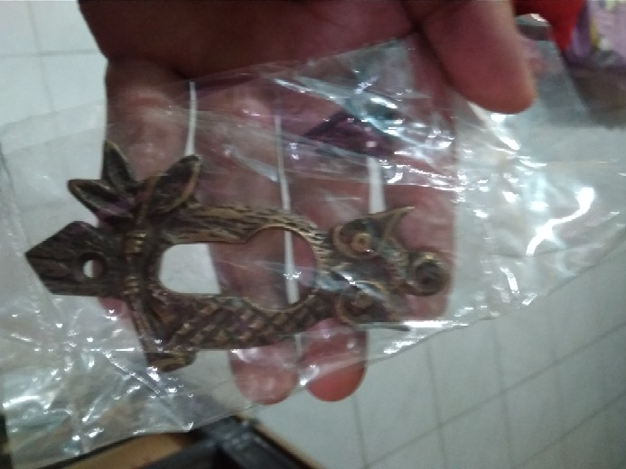 3-5/8 Plat Decor Hiasan Kuningan / Brass Kunci Pintu Dcp6130 - Burung Hantu / Owl