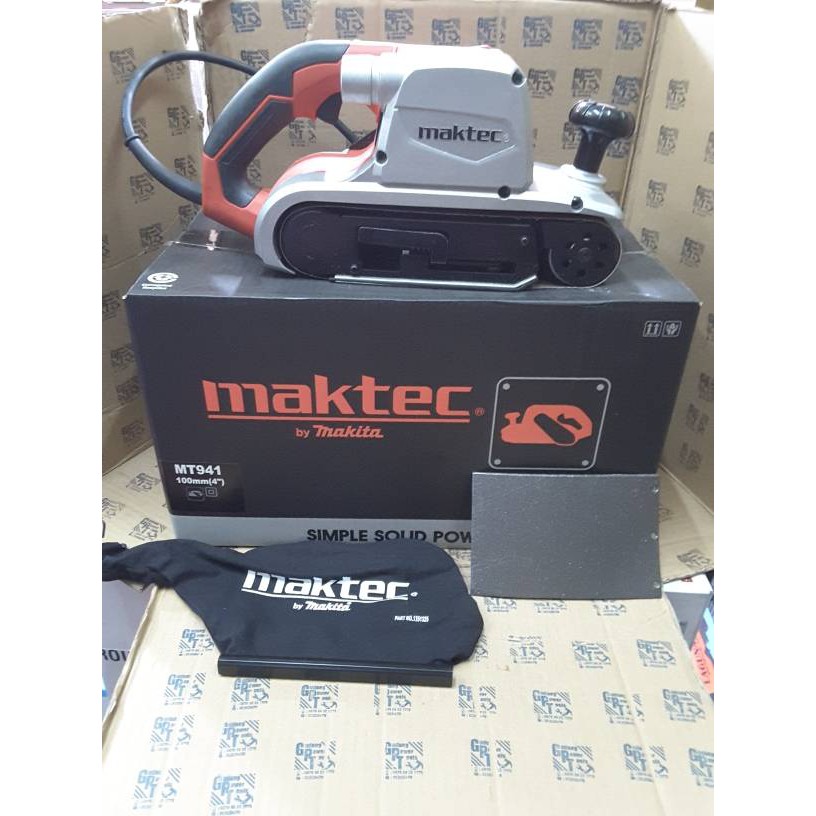 Termurah Mesin Amplas Belt Sander Amplas Berjalan Duduk Maktec MT941 MT 941 Original