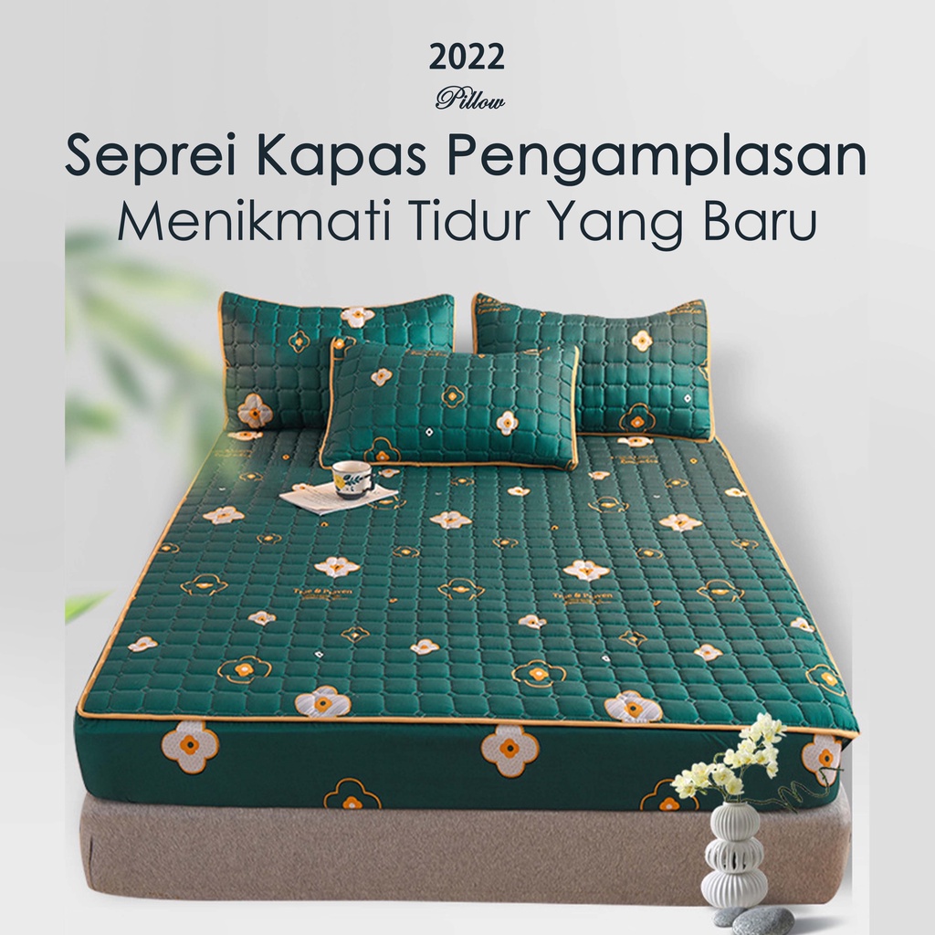 SPREI WATERPROOF SULTAN MOTIF ANAK ROKET DINO BINTANG KUCING POLOS UKIR UKURAN 180X200 160x200 120x200