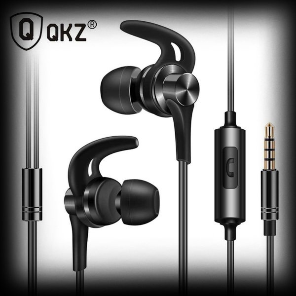 QKZ DT1 Headset Earphone HiFi With MIC Stereo Music Bass Untuk Ponsel