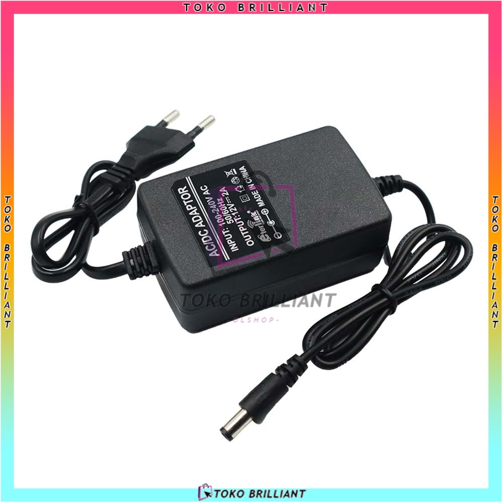 [Bisa bayar ditempat]  ADAPTOR STB ZTE CCTV MODEM ROUTER 12V 2A   POWER SUPPLY ADAPTOR 12V 2A