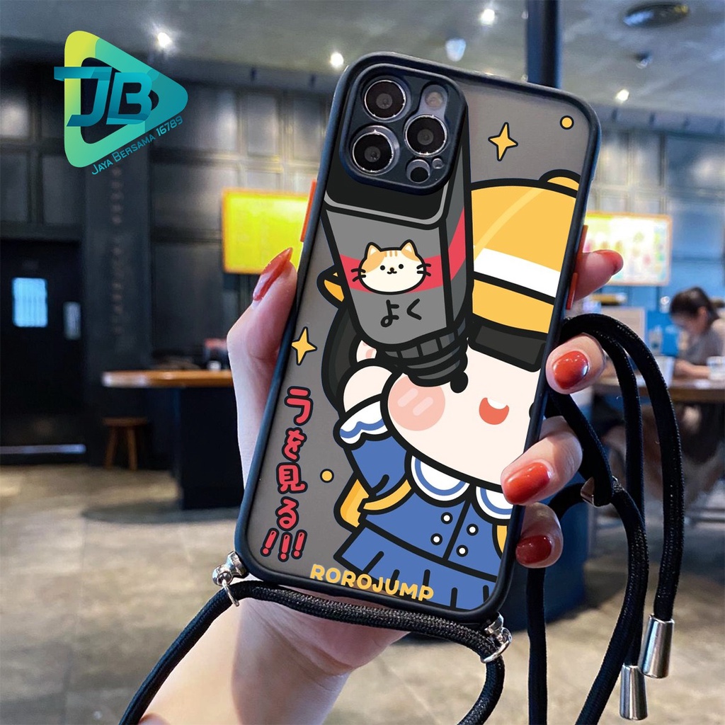 SOFTCASE SLINGCASE DOVE RORO JUMPS OPPO VIVO SAMSUNG XIAOMI REALME IPHONE ALL TYPE JB5083