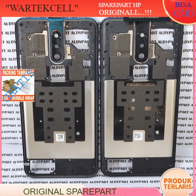 Tulang Frame Cover Belakang Fullset Bezel Oppo F11 Pro Original