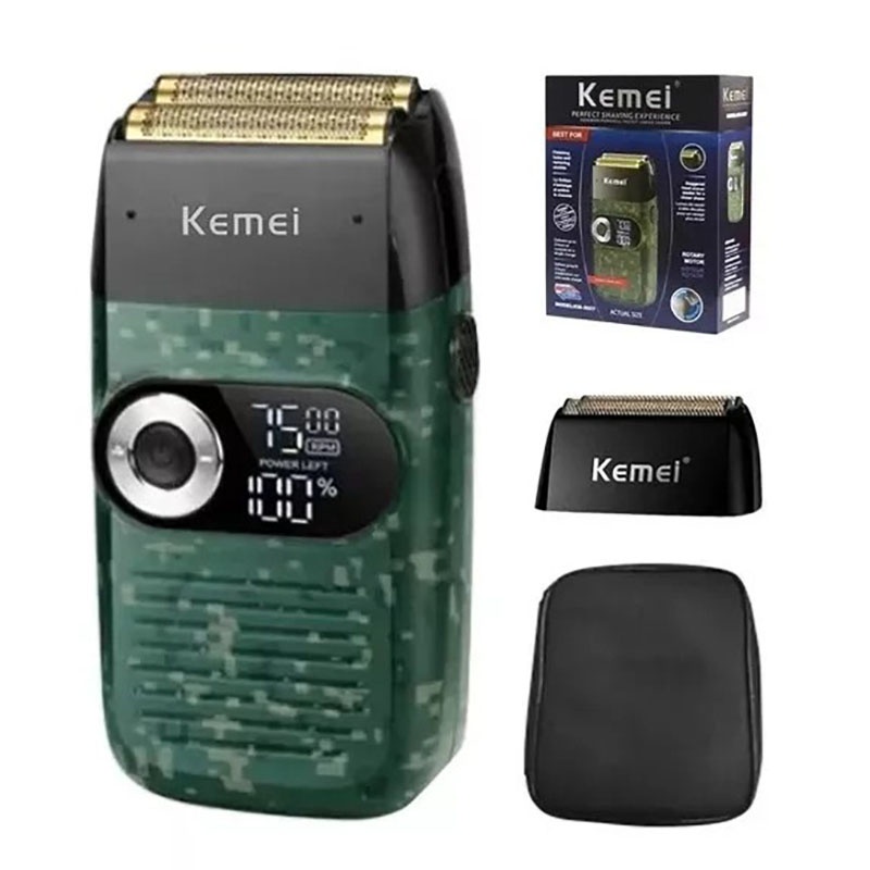 Kemei KM-2027 ARMY Digital Shaver Alat Cukur Kumis Jenggot