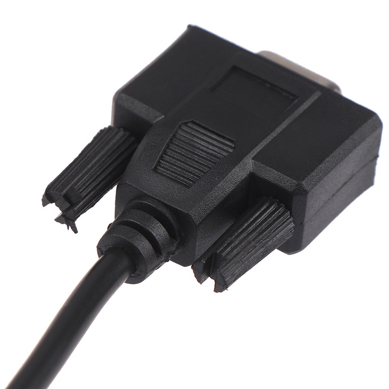 {LUCKID}15Pin VGA male to 2 vga svga female adapter splitter video monitor cable