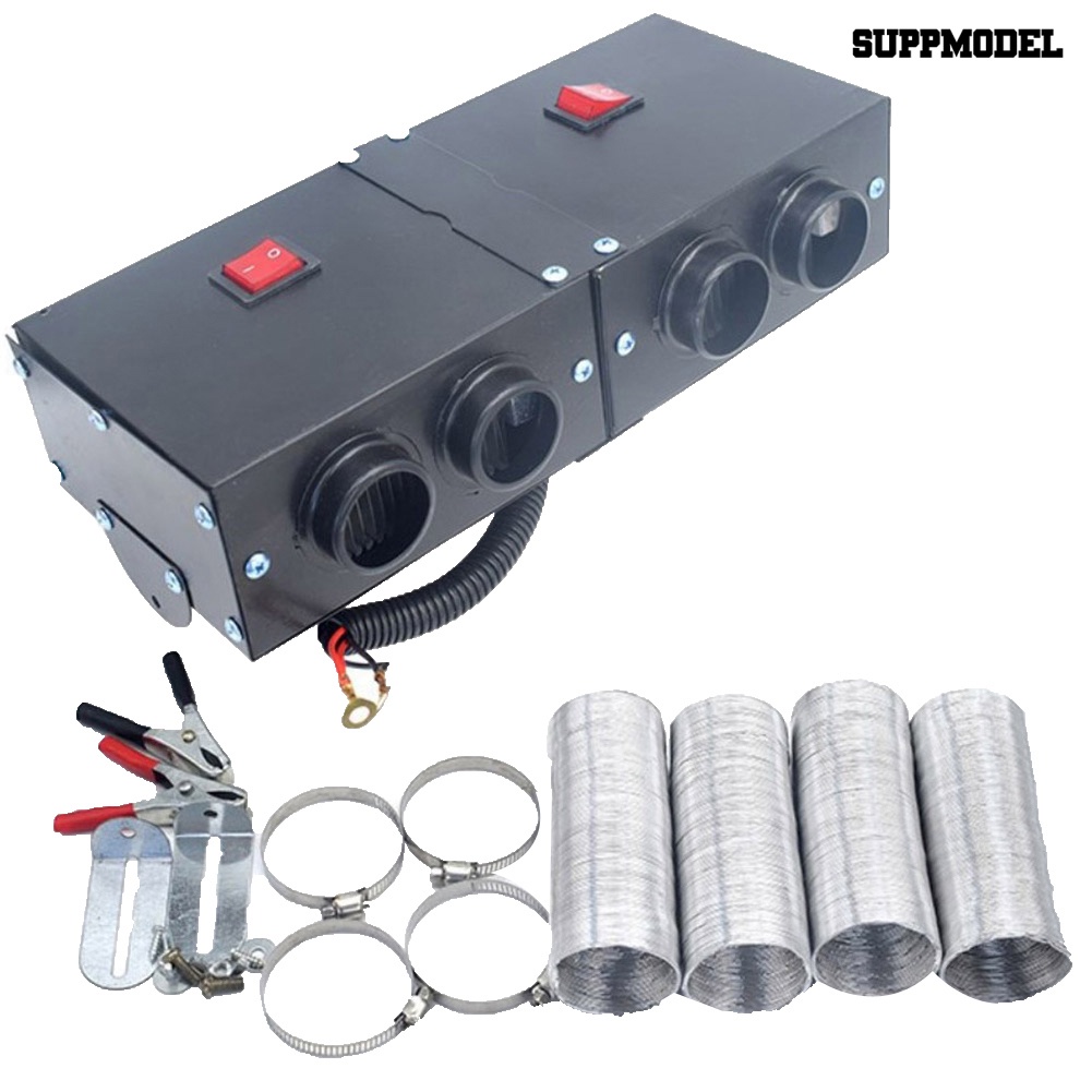 Kipas Angin Pemanas Elektrik 12 / 24V 800W Dengan Saklar Untuk Mobil / Truk