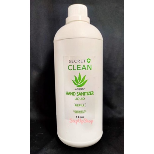 Secret Clean Hand Sanitizer REFILL 1000 ml (REPACK) include extra dus&amp;buble warp