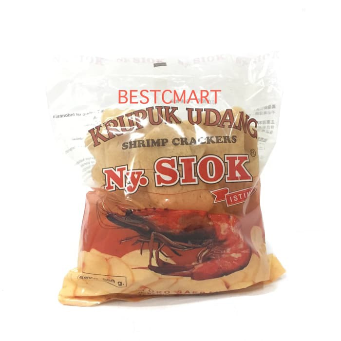 

NY. SIOK KRUPUK UDANG SHRIMP CRACKERS LEMBAR 500 GR ~ kp875