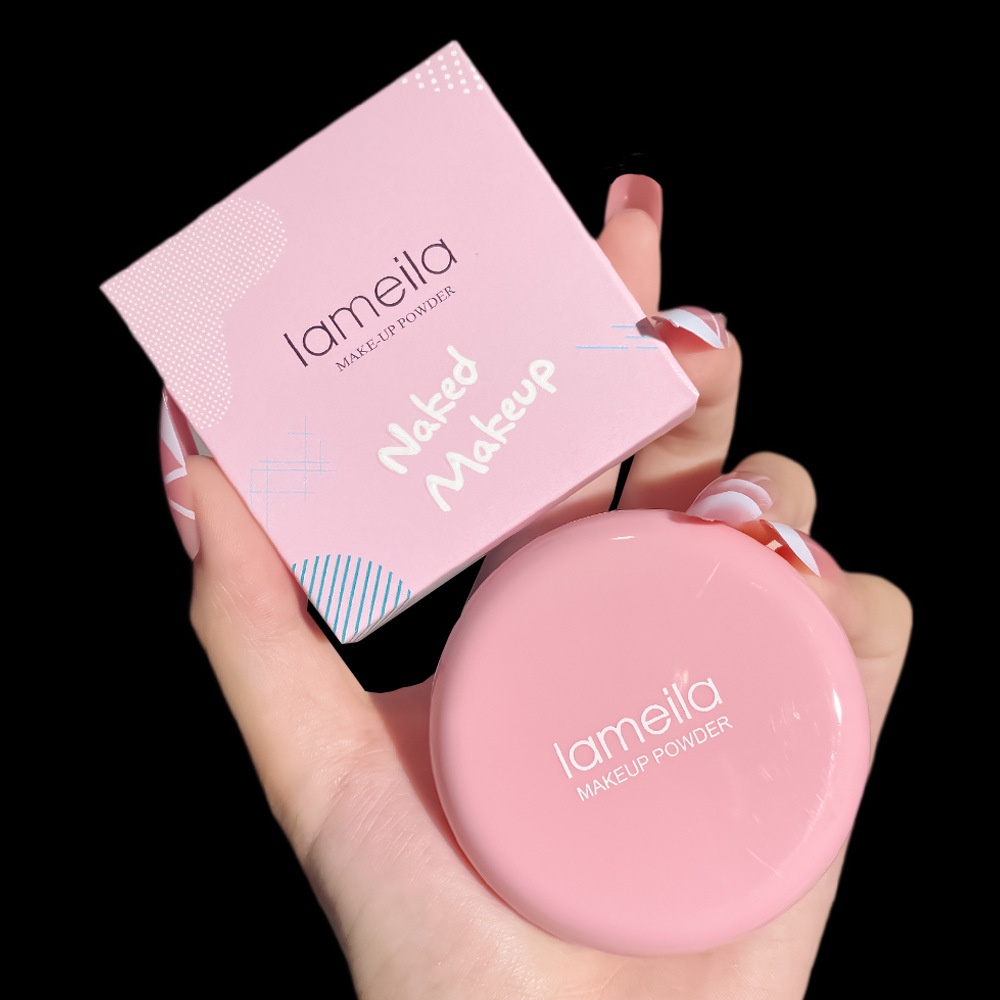 [Original] Compact Powder Makeup Powder Lameila Naked Makeup Powder 3 Shades/bedak padat/compact powder/makeup powder/lameila powder/pressed powder/setting powder/kosmetik wajah