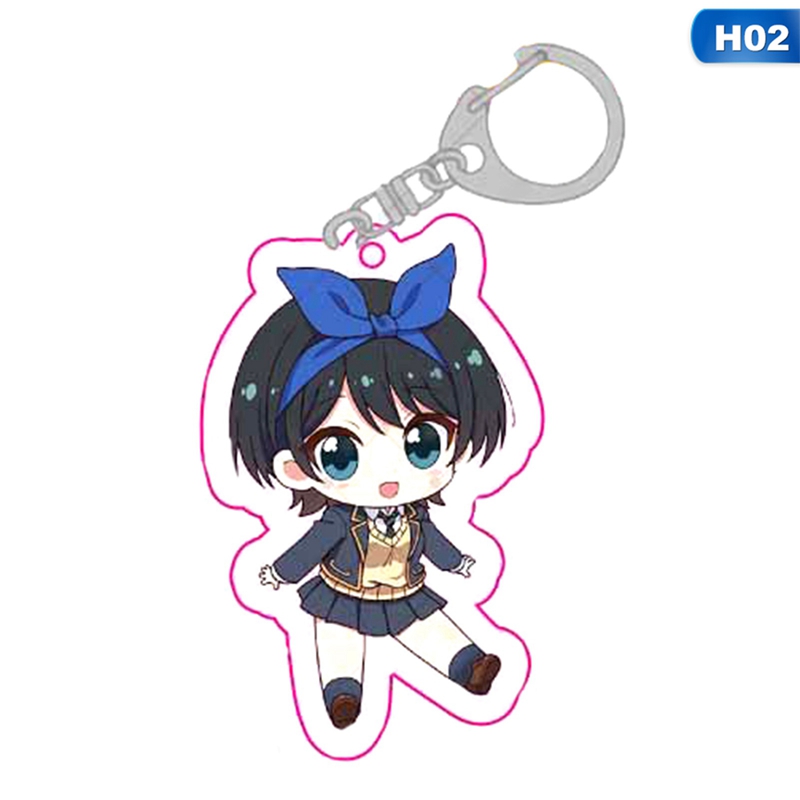 Anime Kanojo Okarishimasu Rent-A-Girlfriend Chizuru Mami Sumi Ruka Keychain Keyring