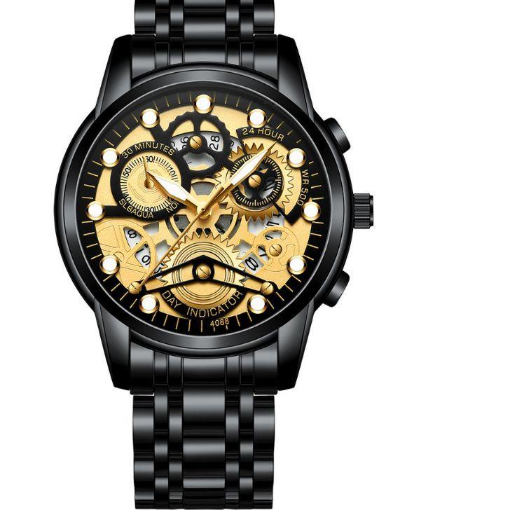 Terbaru.. COD [ BEST SELLER ] 4088 Jam Tangan Pria Luxury Stainless Steell 100% ORIGINAL