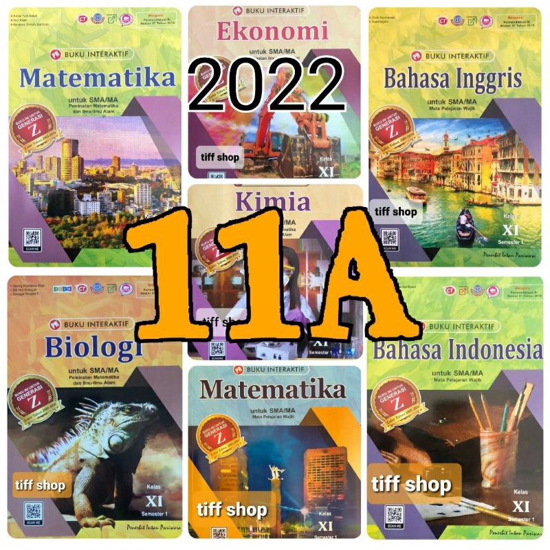 Buku PR / LKS kelas 11 semester 1, 11A  , XIA, XI  (K13 revisi). 2022/2023. Intan Pariwara.-0