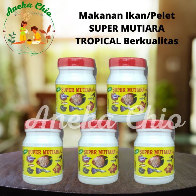 Makanan Ikan Hias Cupang Guppy Molly Neon Tetra Super Mutiara / Super Mulia 100Gram