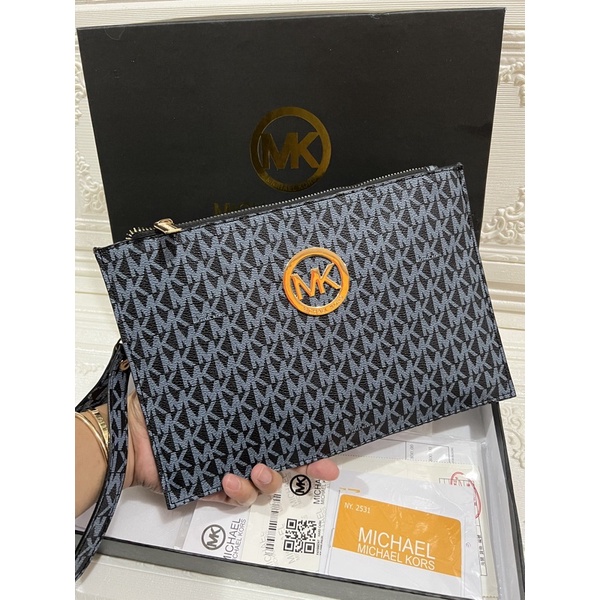 HANDBAG MKK PREMIUM PLAT BULAT ADA TALI TANGAN PLUS BARCODE DAN NO SERI FREE BOX+PAPERBAG