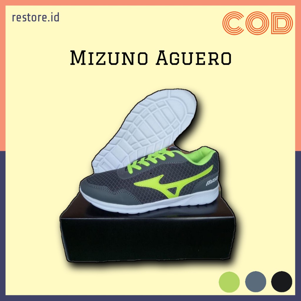 Sepatu Mizuno Aguero | Sepatu Sneakers Running Mizuno Terbaru | Sepatu Volly |Sepatu Running | Badmi