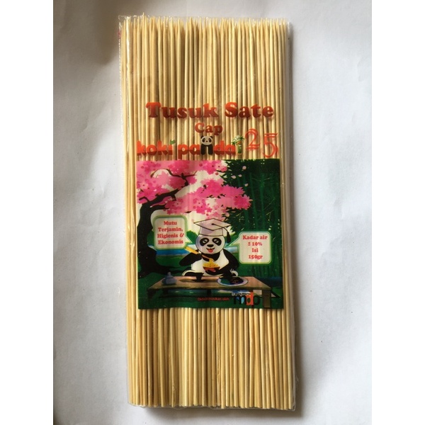 TUSUK SATE BAMBU CAP KOKI PANDA