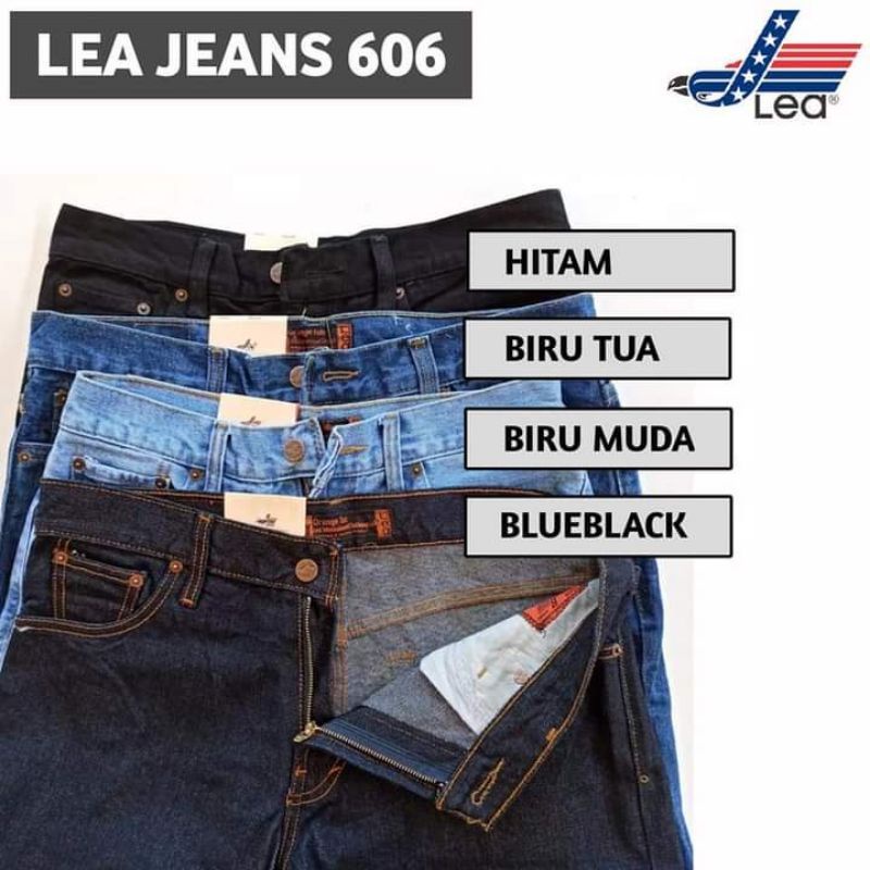 CELANA JEANS LEA STANDAR REGULER // Celana LEA 606 Original