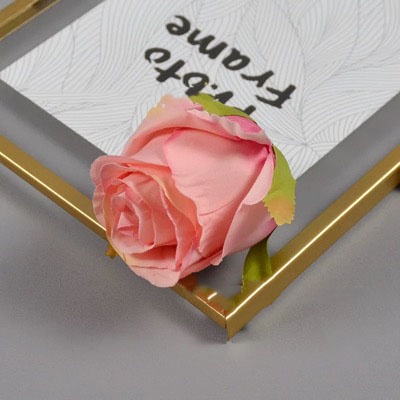 BUNGA ARTIFICIAL PREMIUM VINTAGE ROSE ECER PER PCS TANPA TANGKAI BUNGA HIAS DEKORASI BUKET TANAMAN ARTIFICIAL-Deep Pink